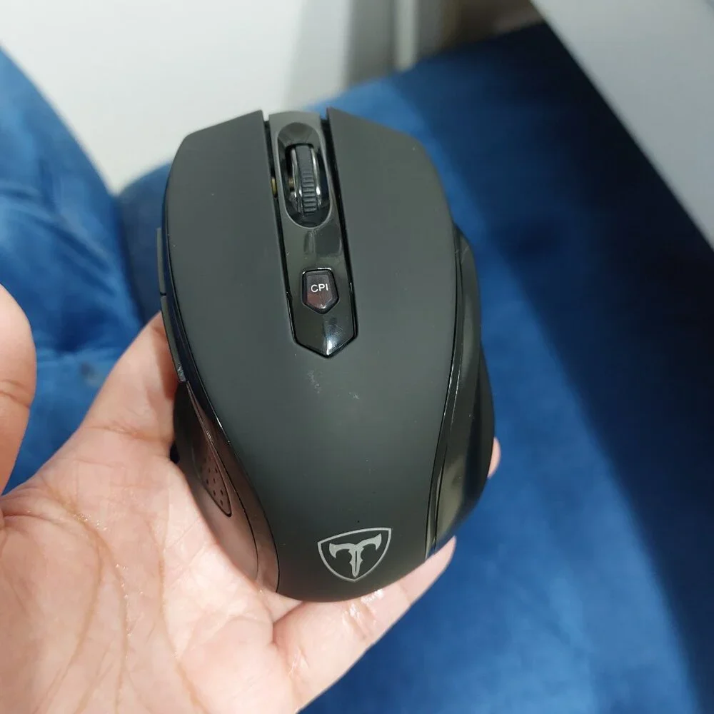 Wireless GAMING Mouse D-09 Black Color Comfort Grip